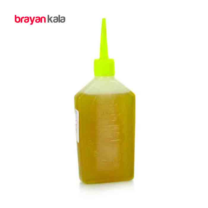 عکس اصلی روغن چرخ خیاطی وزن 70 گرمی زرد رنگ